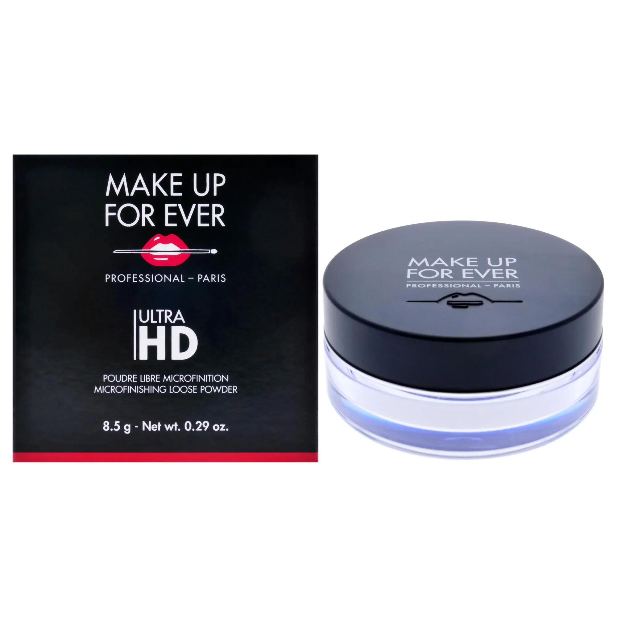 Make Up For Ever Women's Ultra HD Microfinishing Loose Powder - Shade 1 Translucent, 0.29 oz Makeup Powder