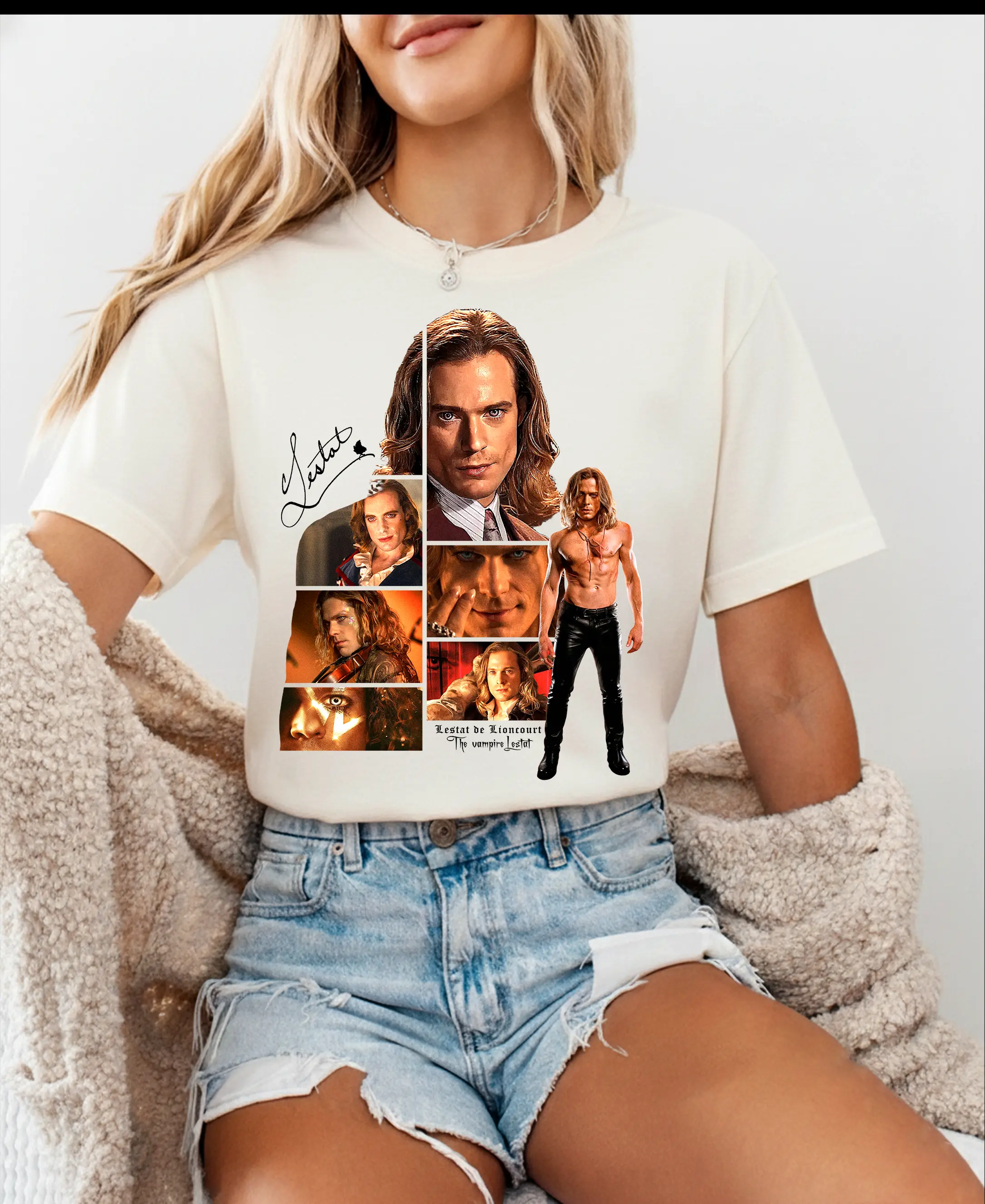 Lestat de Lioncourt Characters Art  T-shirt , Best Gift For Fans Tee