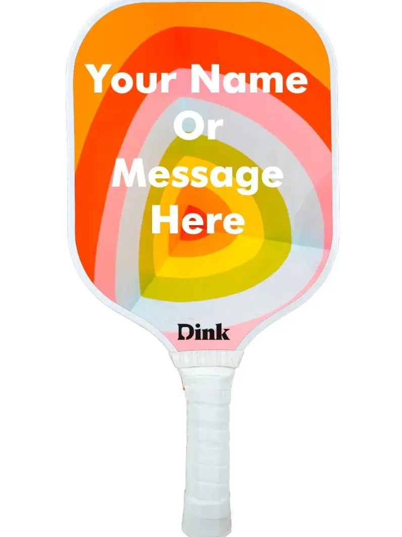 Abstract Pickleball Paddle by Dink I Customizable