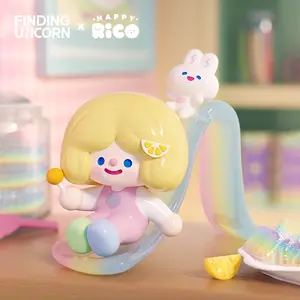 [FINDING UNICORN] 【Live Unboxing】RiCO-HAPPY SWEET CANDY SHOP Series Blind Box Cute Figures Desktop Ornament Collectible Toys Birthday Gifts  Desktop Ornaments Doll