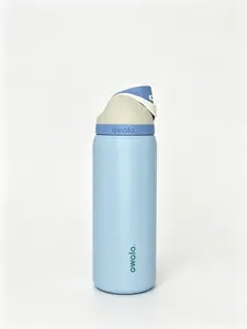 Owala 32oz Light Blue Insulated Stainless Steel Water Bottle - Leak-Proof Drinkware Flask, Travel Cup, Keeps Drinks Cold 24H, Flasks Drinkware Flasks Bottled Portable Mug Tumbler