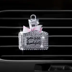 Shiny Gemstone Car Vent Clip Decoration, Perfect Gift for Women, Stylish Auto Accessory, Girly Car Accessories, Ideal for Women & Car Lovers, Car Decoration Accessories