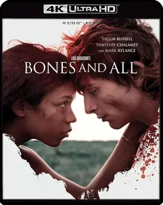Bones and All  [4K ULTRA HD BLU-RAY MOVIE] Black, With Blu-Ray, 4K Mastering, Sign Language, Subtitled