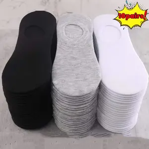 10 pairs of unisex summer breathable invisible socks