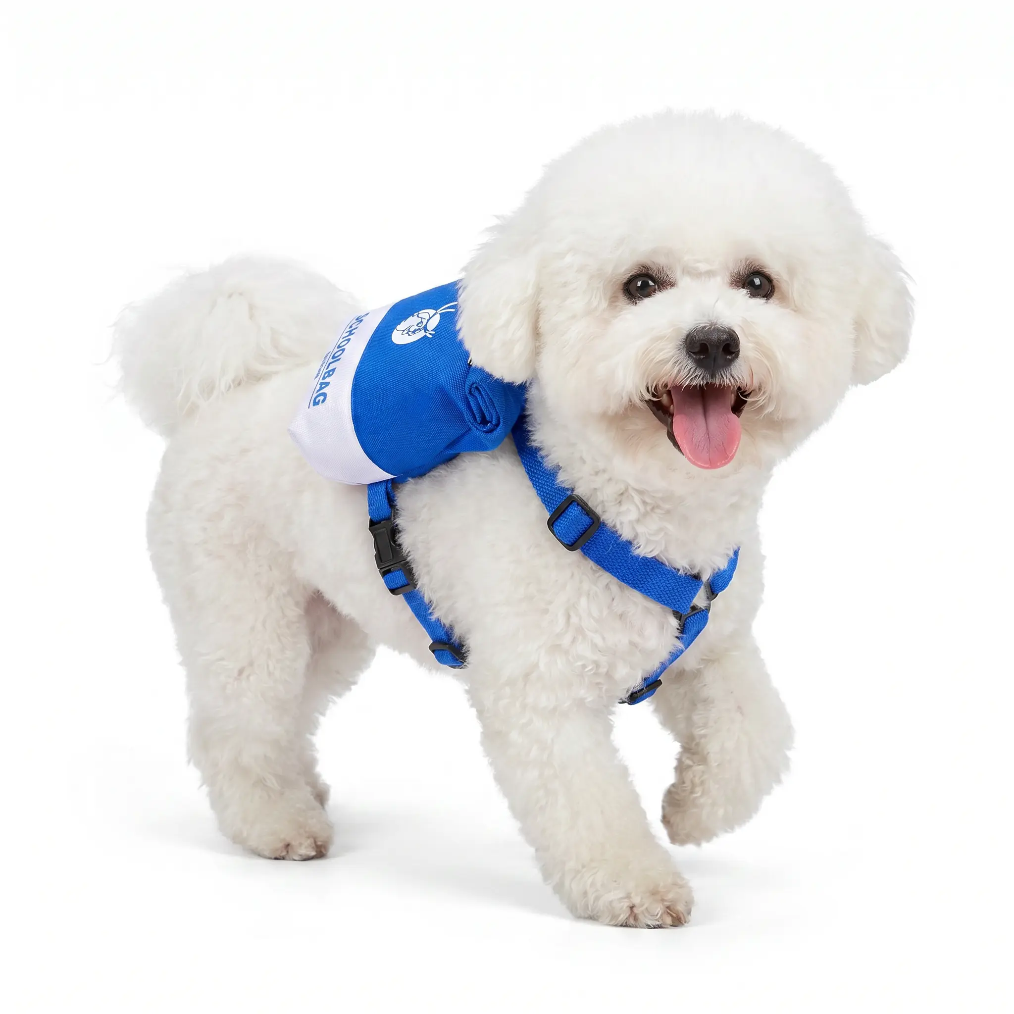 Small Dog Carrier Backpack - Polyester Fabric, Super Large Capacity, Portable, Easy to Put On and Take Off, Adjustable Straps, Buckle, Waterproof Seat Cover for Daily Walking, All-Weather Outdoor Travel