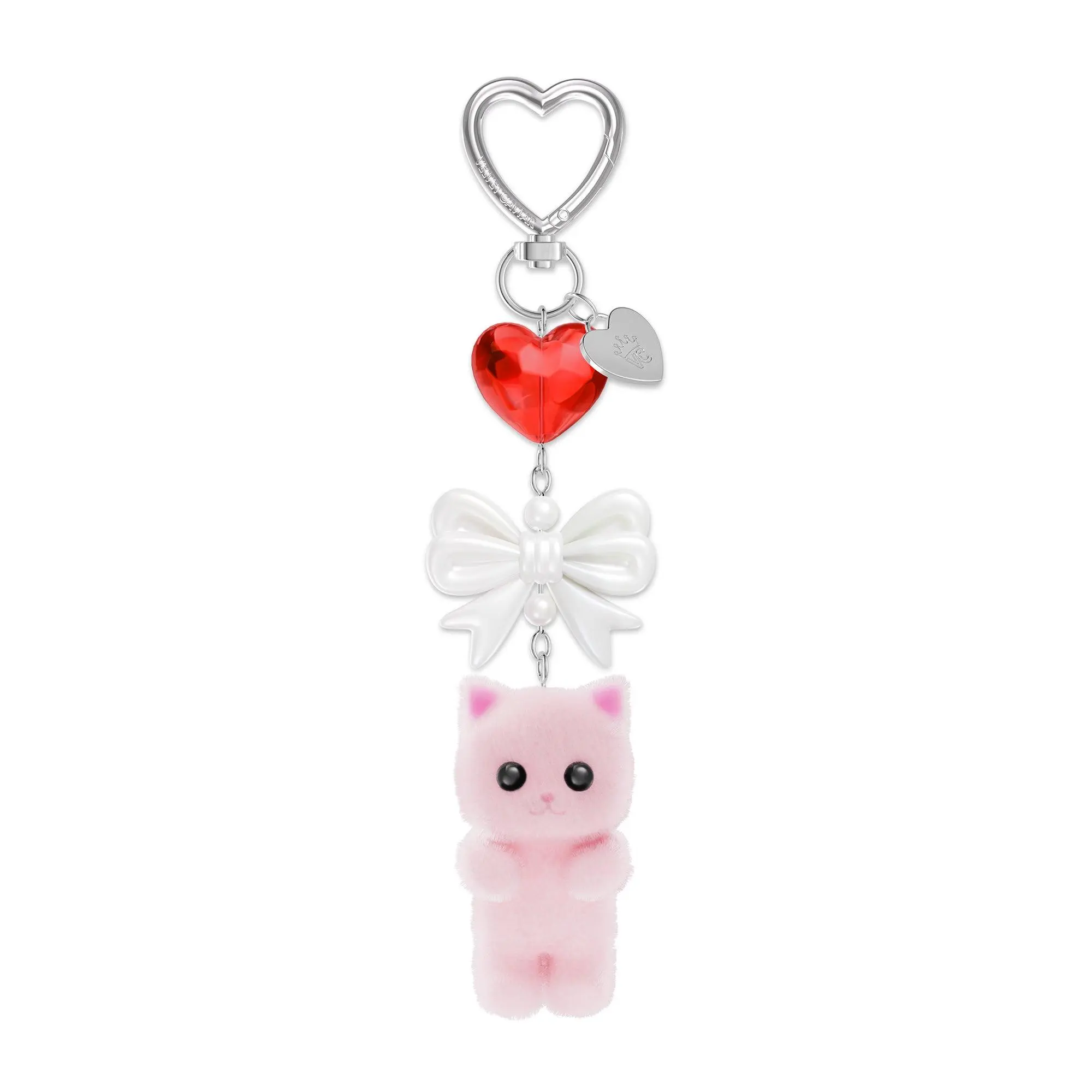 Pink Cat Bag Charm
