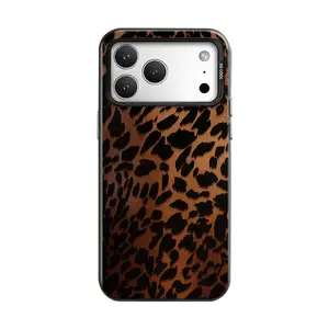 Wild Leopard Print TPU Phone Case for iPhone 17 Air 16 Pro Max 15 14 Plus 13 12 11 XR XS Shockproof Anti-Drop Durable Aesthetic Wireless Camera Protector