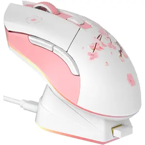 Gaming  with  Dock Rechargeable RGB,12K DPI,6 Programmable Buttons High-Precision Sensor [300IPS] [1000Hz] for PC Notebook