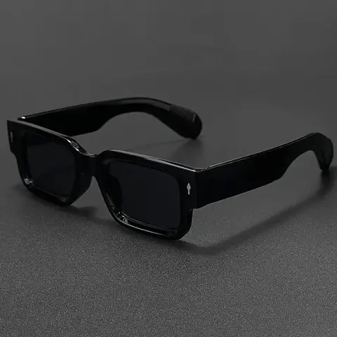 Vintage Trendy Square Small Frame Decorative Glasses Unisex, Comfortable Daily Wear, Outdoor Casual Street Photography, College Style Fashion Eyewear, Trendy Beach Eyewear, Square Sunnies, Street Style Shades