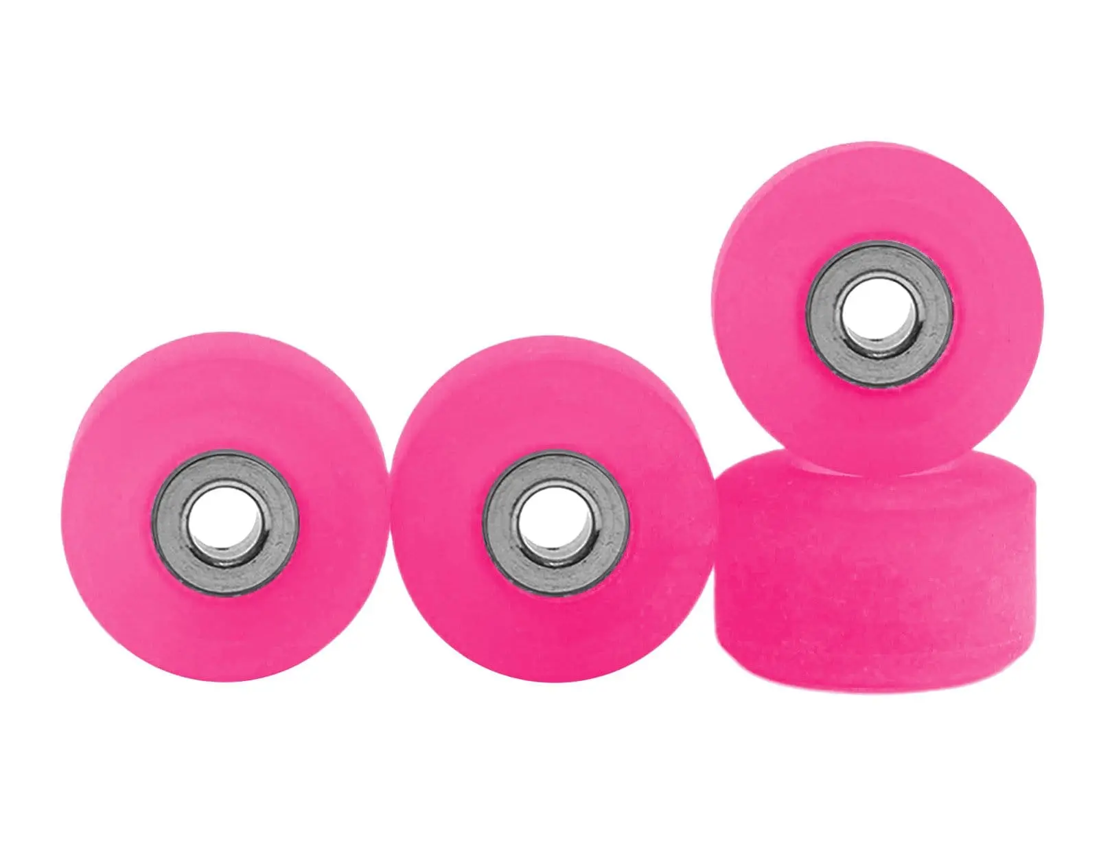 Apex New Street Wheels - 61D Urethane - Ultraspin Bearings - "Pink Glow"