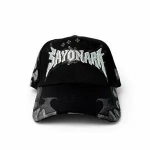 Baez X Shifu Sayonara Black Snapback - Premium Streetwear Baseball Cap for Men & Women, Adjustable
