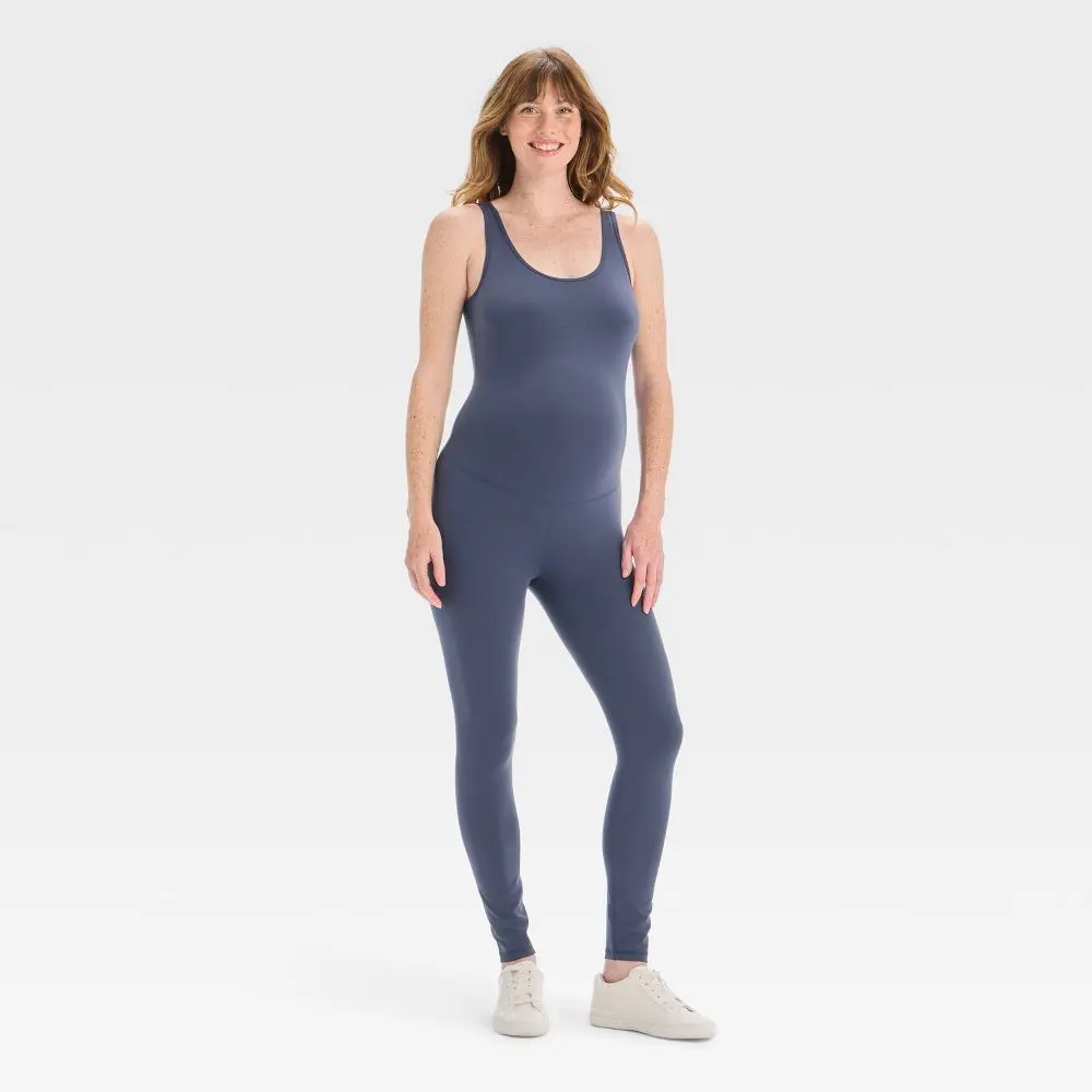Long Unitard Maternity Jumpsuit - Isabel Maternity by Ingrid & Isabel