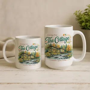 Heated Rivalry The Cottage Mug, Coming To The Cottage Pottery Mug, Romance Hockey Mug, Book Movie Fans Gift, Ilya and Shane, Movie Fan Gift