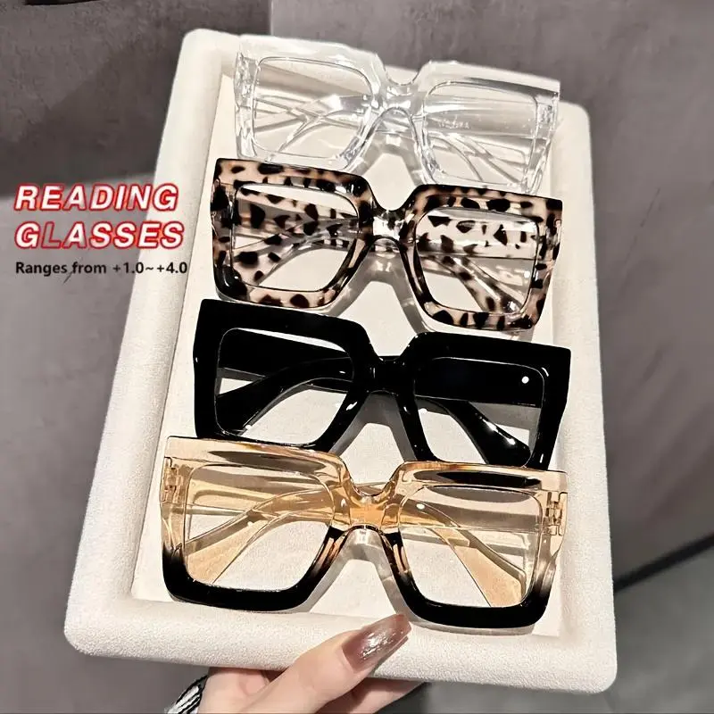 Trendy All-match Reading Glasses, Simple Anti- Light Eyeglasses for Everyday Use, Reading Eyewear, Fashion Accessories for Outdoor Activities, Trending Eyeglasses