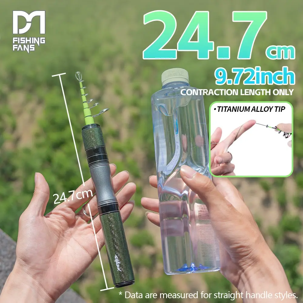 Fishing Fans Fishing Rod, 1.68m-1.8m Ml Hardness Ultra Short Telescopic Carbon Fiber Handle Travel Portable Fish Pole, Outdoor Fishing Supplies, Fishing Stuff, Fishing Poles