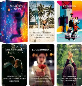 What's The News? Situations Oracle Card Game, Tarot Cards for Beginners, Used for Love and Career Scenarios, Tarot Card Game