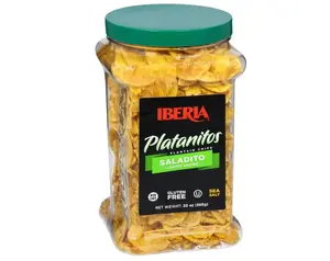 Iberia Saladito Lightly Salted Plantain Chips , 20 Oz.