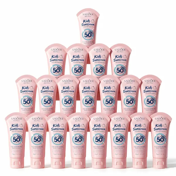 Kids' Hypoallergenic Mineral Sunscreen SPF50 PA+++, Calendula-Infused Moisturizing Sun Lotion for Delicate Skin Sheer Sensitive Sunscreen Spray  SPF 50 Sport Sunscreen Lotion Classic Whip Mini Sunscreen