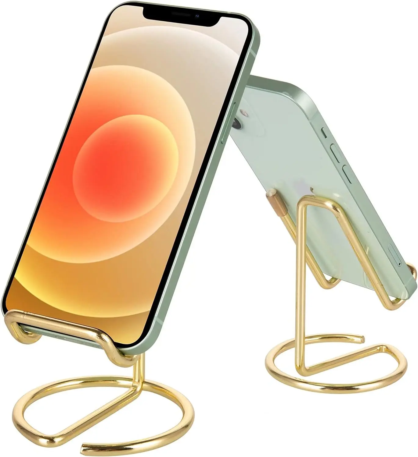 Cell Phone Stand for Desk, Gold Cell Phone Holder Desk Accessories