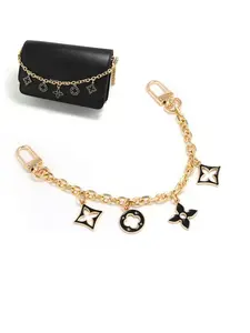 Bag Charm, Cute Wallet Chain Purse Accessory, Stylish Gold Tone Decoration for Bags & Purses, Enhance Your Accessories Collection, Elegant Chain Strap