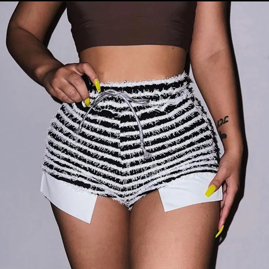 Knitt Furry shorts Womenswear Bottom