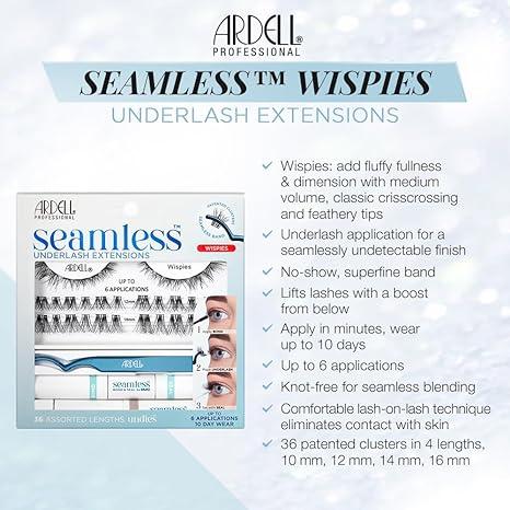 Ardell Seamless Wispies Underlash Extensions Eyelashes Fluffy