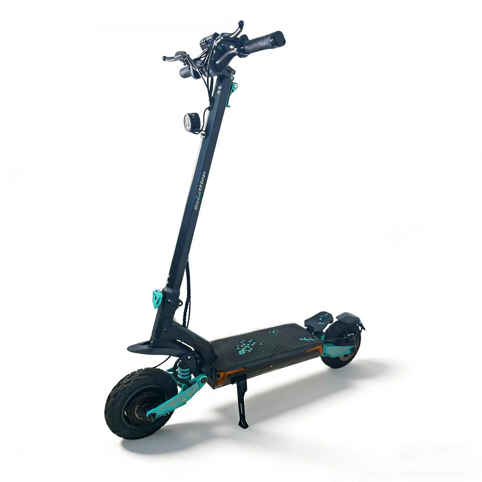 SCOOTHOP G3/G3pro Adult Electric Scooter 1200W/2400W Motor 34 MPH 40-Mile Range 10" Tires Off-Road Foldable E-Scooter Dual Disc Brakes Commuting & Fitness Glow Up Folding Escooter big battery
