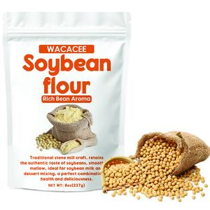 WACACEE carefully selected premium mature yellow beans, finely ground powder with a rich bean flavor and dry texture; ready to drink/consume after mixing; coarse grain ingredient for desserts and meal replacements for home use.