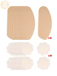 30pcs Thigh Chafe Pads & Nipple Covers Combo Invisible Skin-Friendly Adhesive Pads Anti-Chafing No Show for Under Clothes”