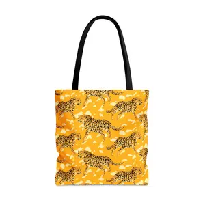 Gold Cheetah Tote Bag