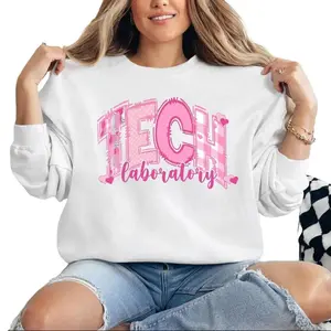 Laboratory Tech Valentine's Day Sweatshirt Gift, Phlebotomy phlebotomist Lab Science, Medical Laboratory Scientist, Coworker Gift