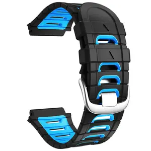 Garmin Soft Silicone Strap Belt For Forerunner 920XT Fashion Double Colors Replacement Watch Band Rubber Wristband