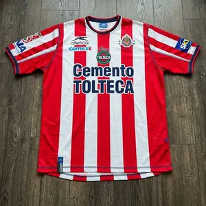 [Hot Sale] - Chivas de Guadalajara 2002-03 Home Soccer Jersey - Full Print Logo