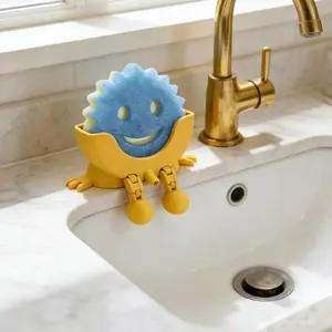 3D Printed Sponge Supports With Drainage Function, Fun Sponge Supports Suitable For Kitchen Sink Accessories, Storage Tools, And Cleaning Gadgets