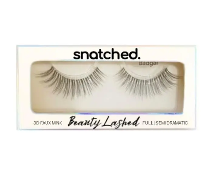 Beauty Lashed Snatched White "Badgal" Eye Lashes