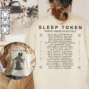 Sleep Token Music Shirt 2Side K5, North America Tour 2023 Sweatshirt, Sleep Token Concert Vintage Retro Unisex Gift Bootleg Hoodie Mus3105DK