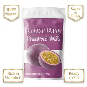 3 Packs of Passion Fruit All Natural  No Artificial Anything  Gluten Free  Vegan  No Added Sugar  Pure Fruit Snack On the Go - Authentic Tropical Flavor Burst  Healthy Vegan Treat