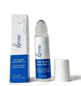 XIFYHO Rosemary Hair Oil Roll-on Essence 25ML – Contains Rosemary, Redensyl, and Anagain to promote oxygen circulation and reduce hair loss. Free from parabens and sulfates. For men and women