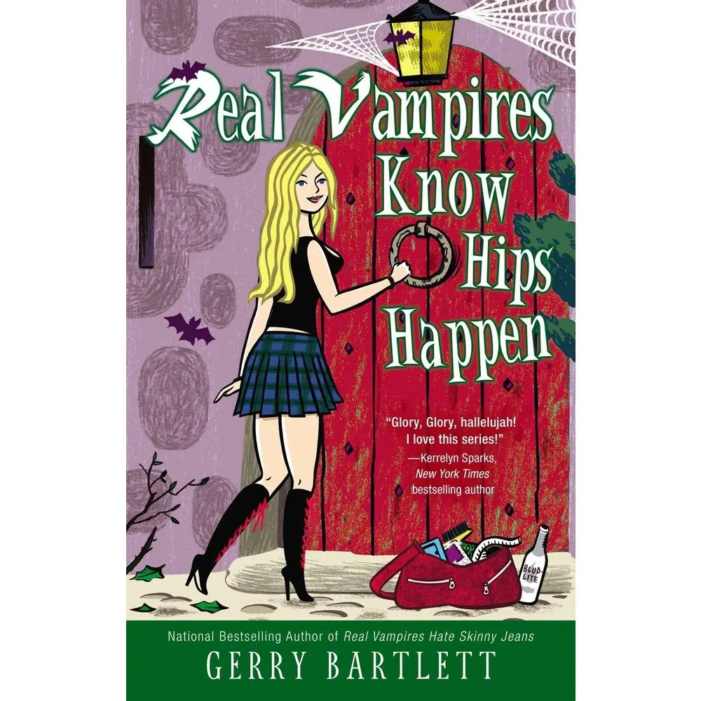 Used Fiction Book - Real Vampires Know Hips Happen by Gerry Bartlett (Paperback, English) - Literature & Art Books, Fiction Books