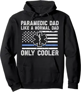 Cool Paramedic Dad Of A Paramedic Father Pullover Hoodie