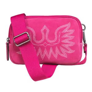 A770016729 Ariat Women's Casanova Collection Leather Belt Bag - Hot Pink