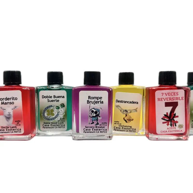 Aceites esotericos - different scented oils Aceites esotericos - different scented oils