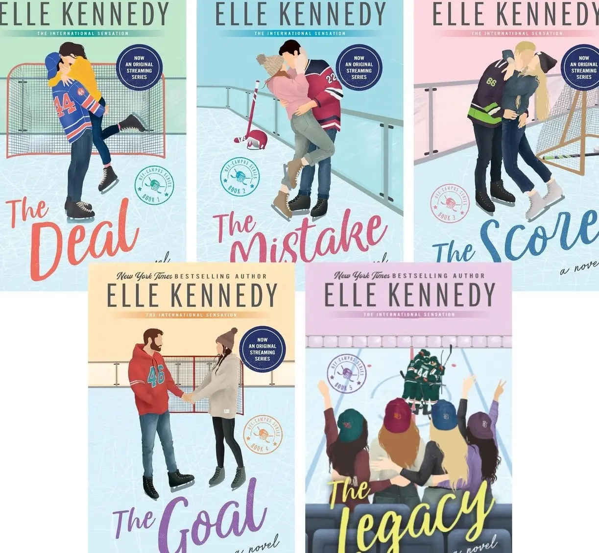 Off-Campus Series Complete 5-Book Set - Booktok Book Recommendations, Chemistry-Focused Emotional Love Stories, The Deal-Included Literature Collection