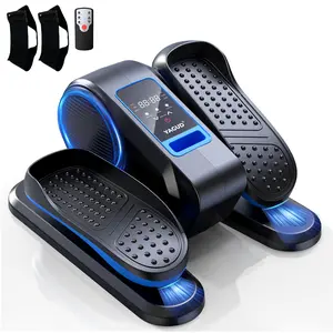YAGUD Under Desk Elliptical Machine for Home,Ellipse Leg Excercise for Seniors with 12 Adjustable Speed Quiet & Portable Seated Pedal Exercise with Remote Control