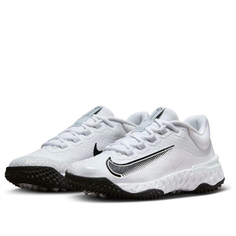 (WMNS) Nike Alpha Huarache Elite 4 Turf 'White Black' FD2746-100