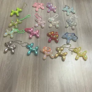 Balloon dog keychains