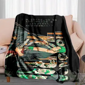 ONE PIECE (40) Printed plush blankets are suitable for all seasons, soft and comfortable for sofas, mattresses, offices, outdoor use, camping, travel, and home use. Perfect for Black Friday,