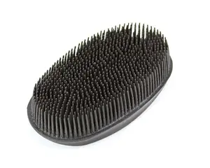 Oval Face Curry Grooming & Bathing Pet Brush