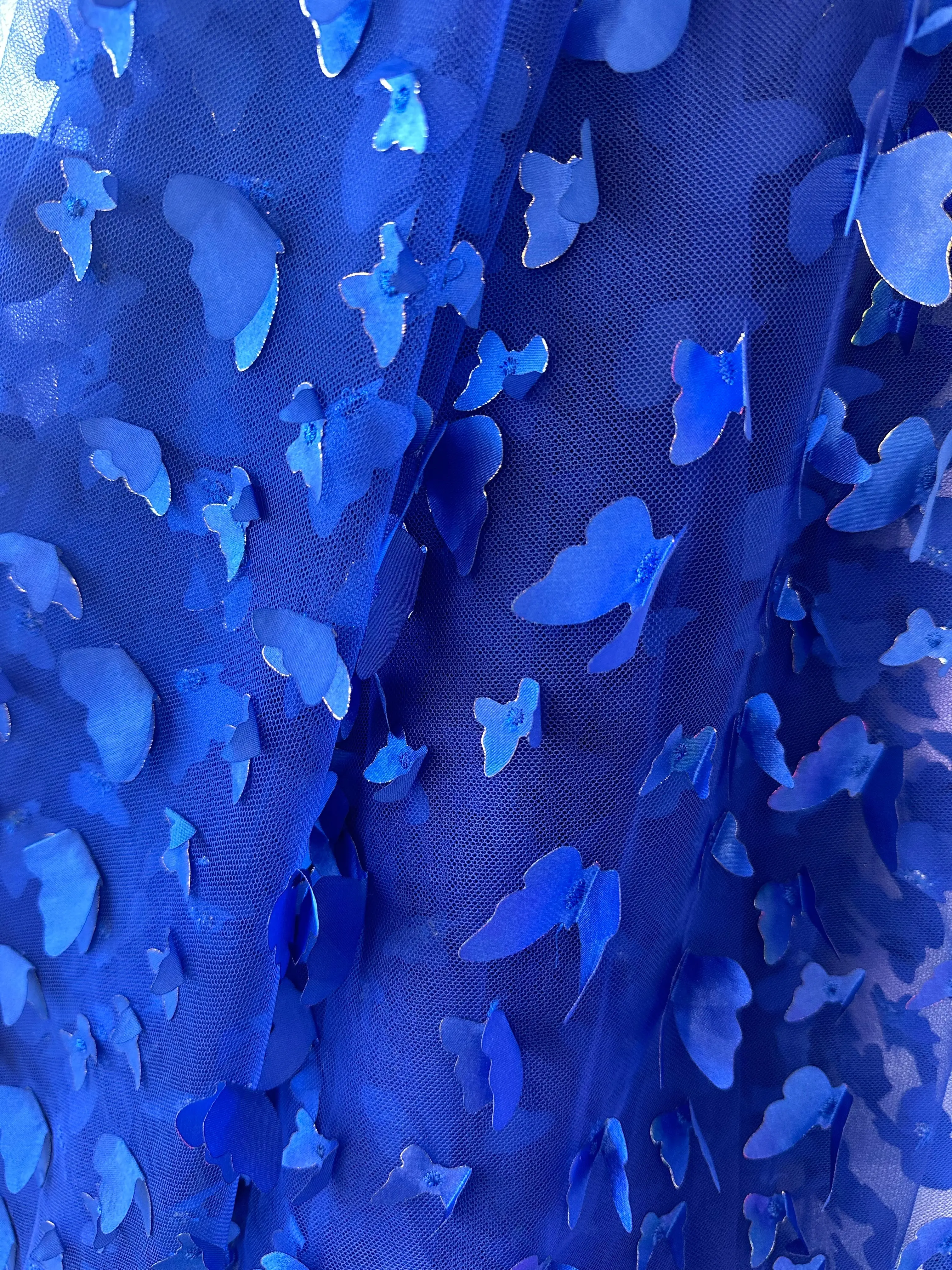 3D Butterfly Embroidery Tulle
