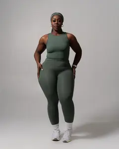 Airbrush Pocket Legging - Limon Pepino